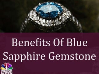 Benefits of blue sapphire gemstone