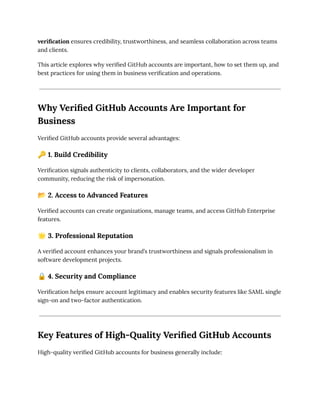 Benefits of Buy GitHub Accounts for Business Verification.pdf