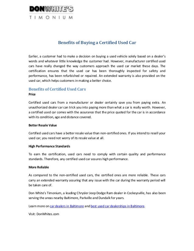 is it worth buying extended warranty on used car