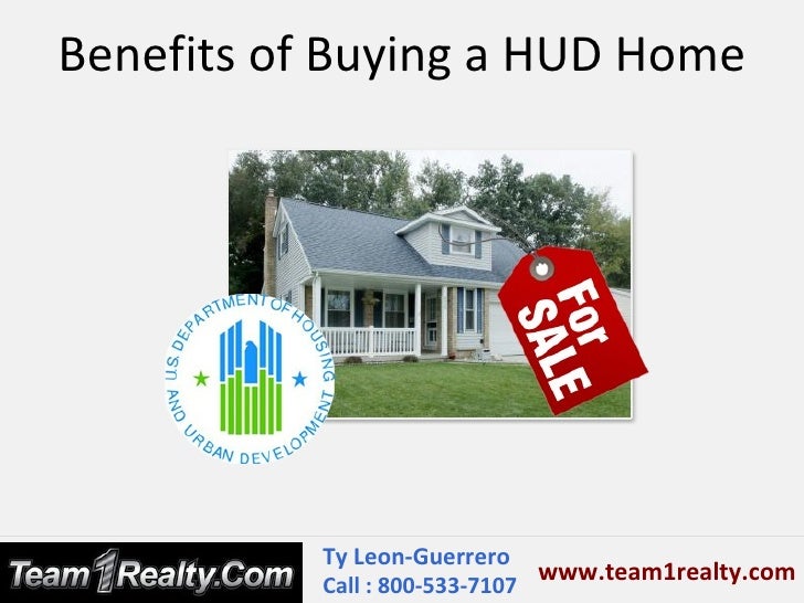 Benefits of Buying a HUD Home Team1Realty serving Danville, Antioch