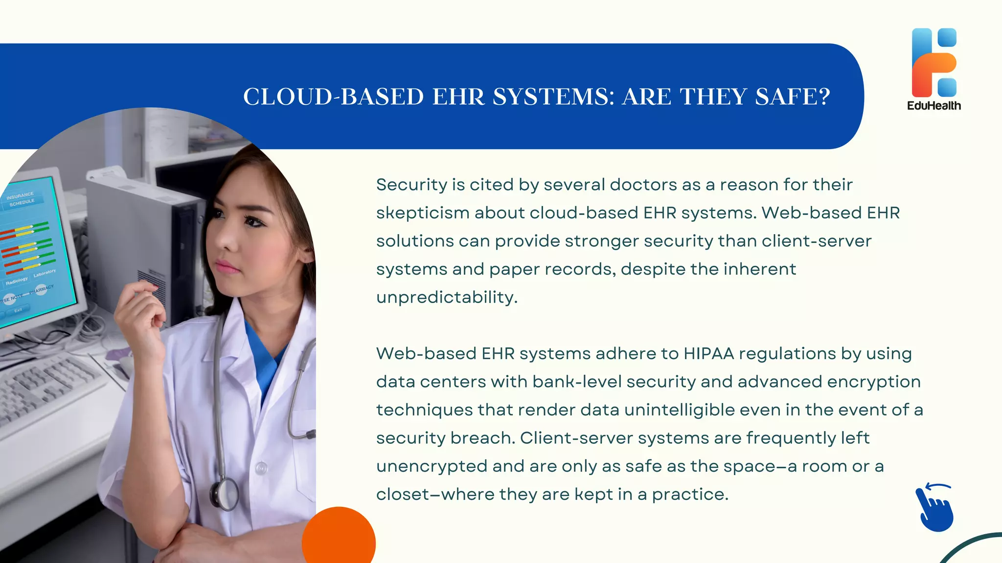 Benefits of Cloud-Based EHR ppt.pdf | Cloud Computing | Internet