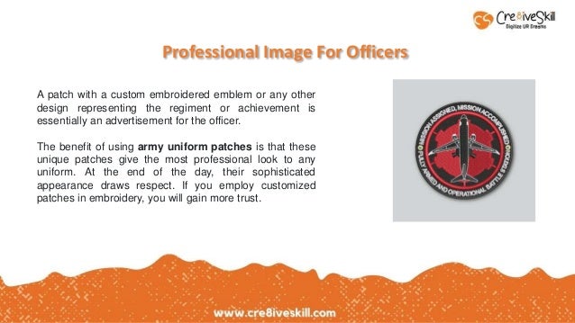 Cre Patch The Benefits Of Custom Uniform Patches | Cre8iveSkill | PPTX