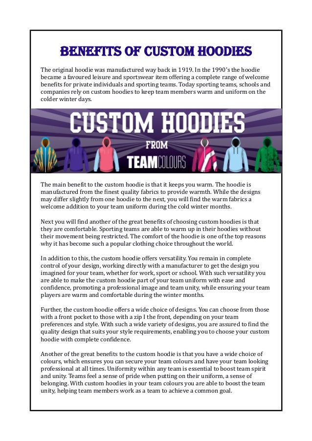 quality custom hoodies