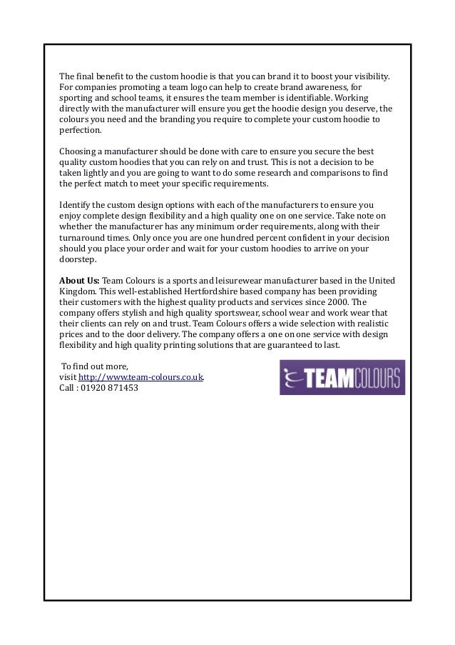 best quality custom hoodies