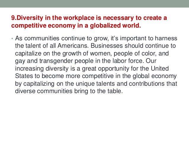 Dissertation on diversity in the workplace
