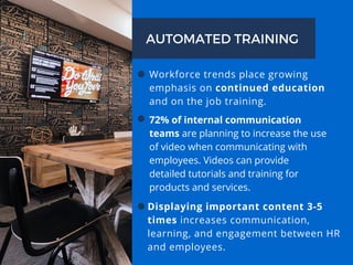 Benefits of Digital Signage for Internal Communications | PDF