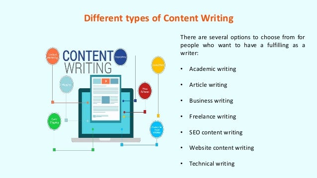 content writer professional overview