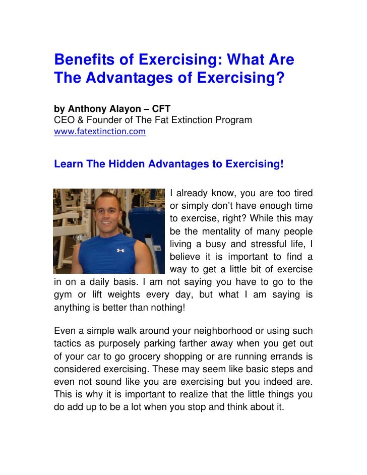 exercising cycle benefits