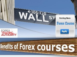 Benefits of forex courses