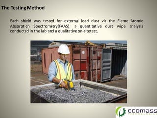Benefits of Frangible Bullets and Radiation shielding materials | PDF