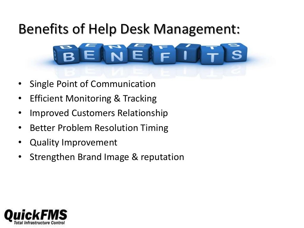 Benefits of help desk
