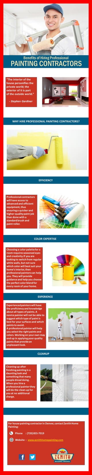 Benefits of Hiring Painting Contractor in Denver