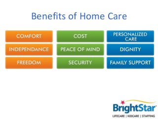 Benefits of Home Care
 