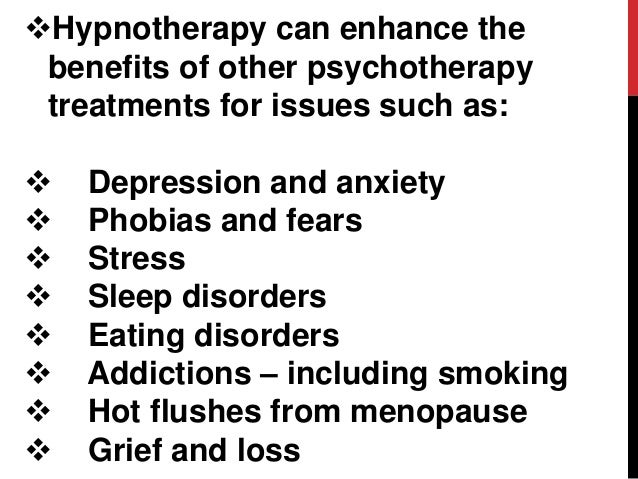 Benefits Of Hypnotherapy Benefits Of Hypnotherapy