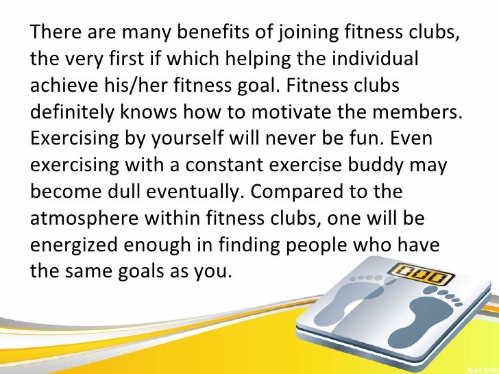 Benefits of joining a fitness club