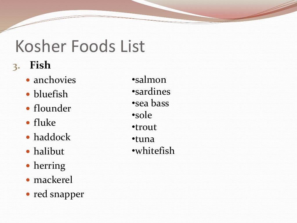 List of Kosher Food and its Benefits