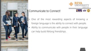 Benefits of learning a foreign language | PPTX