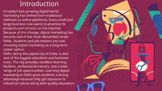 Benefits of Learning Digital Marketing in Delhi | PPTX