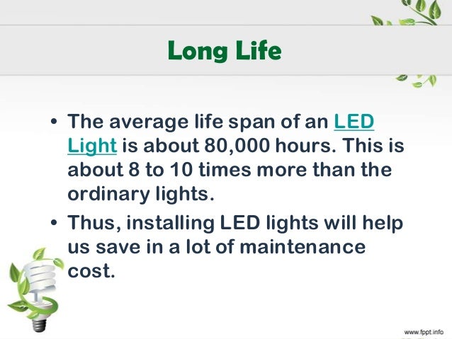 Benefits of led lights
