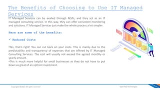 Benefits of Managed IT Services | PPT