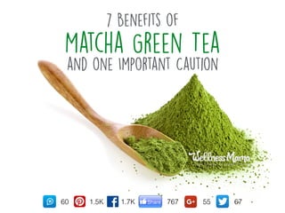 7 Benefits of
Matcha Green Tea
and one Important Caution
1.7K1.5K 76760 55 67
 