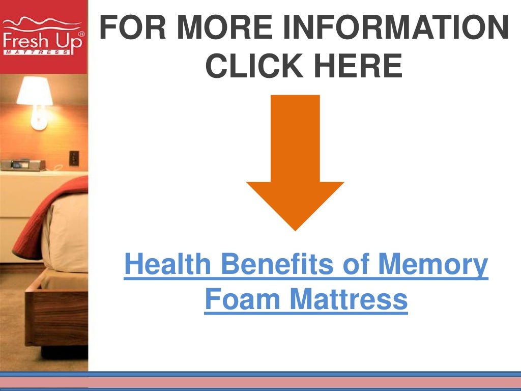Benefits of Memory Foam Mattress