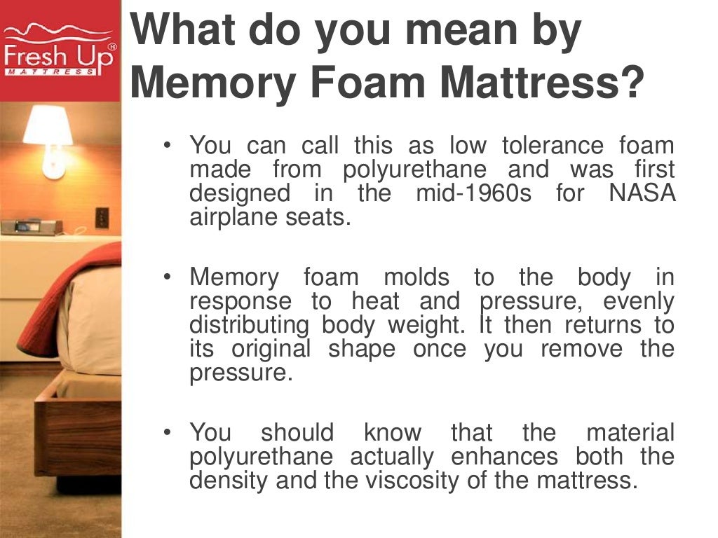Benefits of Memory Foam Mattress