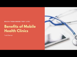Benefits of Mobile Health Clinics