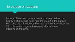 Benefits of Montessori Education (Montessori Benefits)- FLMA Preschool ...