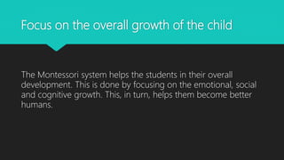 Benefits of Montessori Education (Montessori Benefits)- FLMA Preschool ...