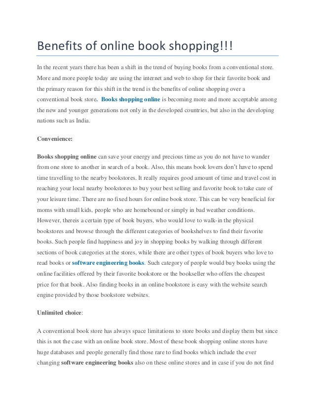 Benefits of online book shopping!!!