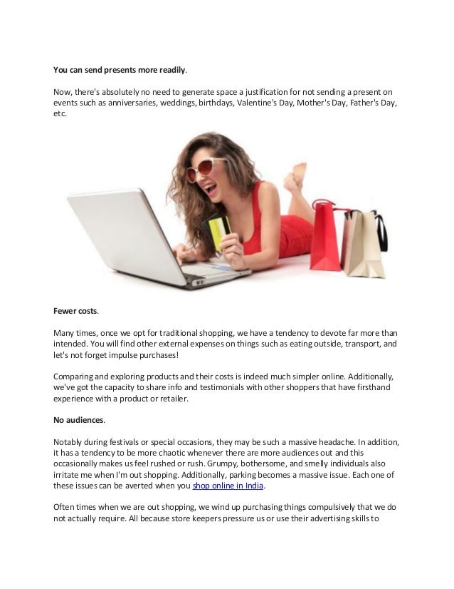 Benefits of online shopping tips and ideas