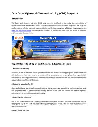 Benefits of Open and Distance Learning (ODL) Programs.pdf