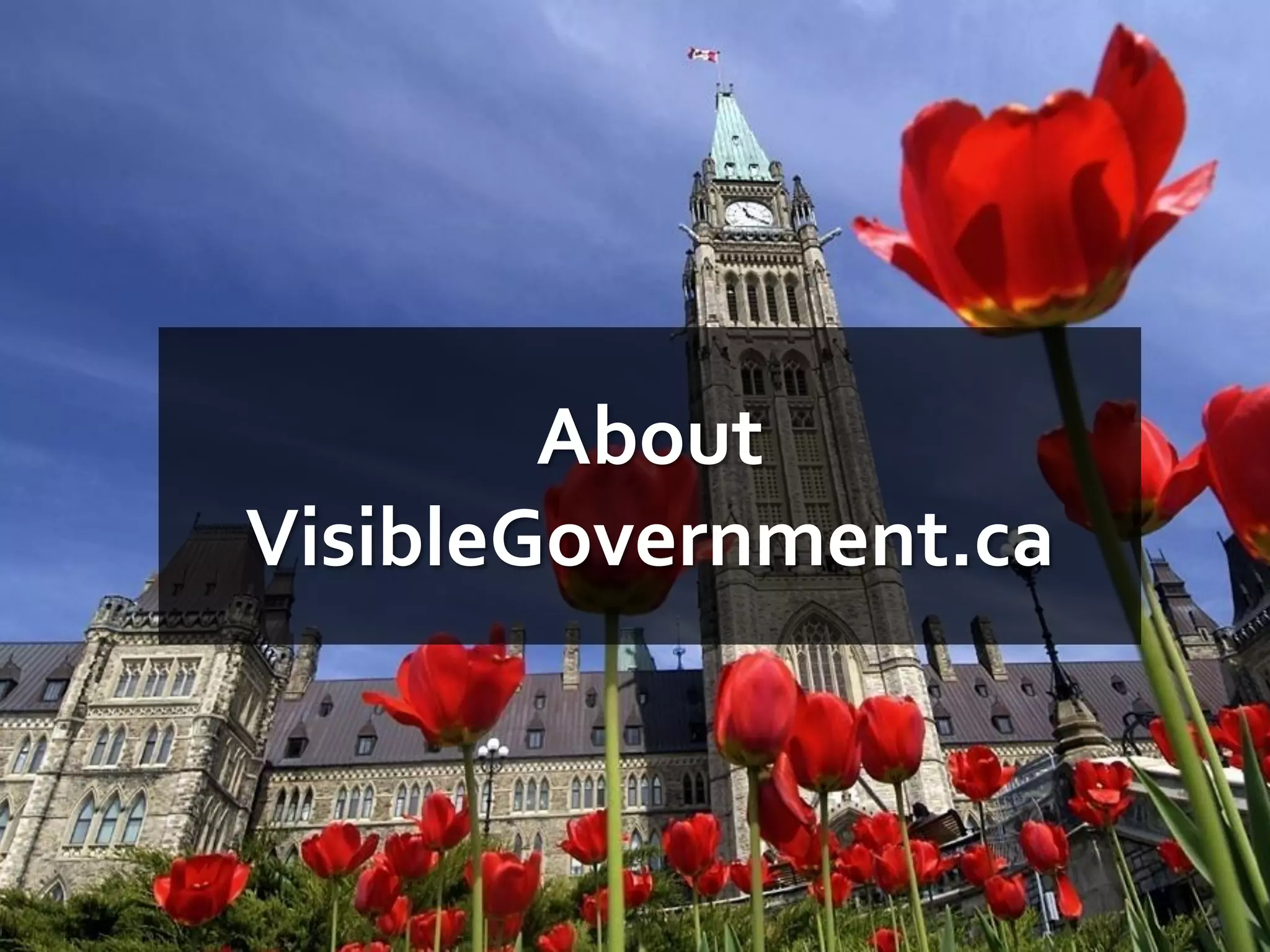 About
VisibleGovernment.ca
 