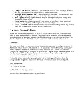 Benefits of parental involvement in child education.docx