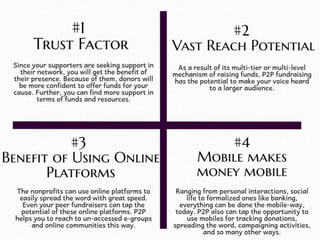 Benefits of Peer-to-Peer Fundraising