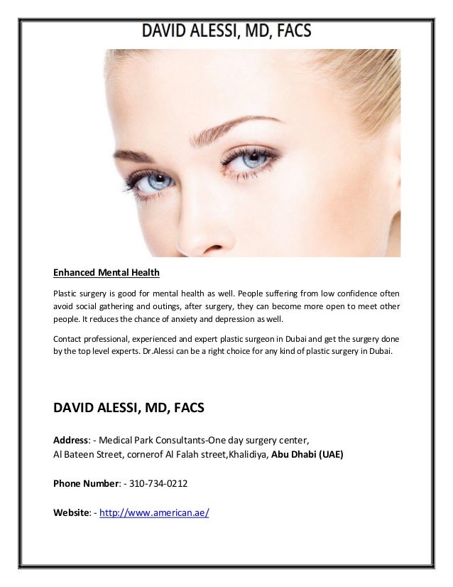 Benefits of Plastic Surgery