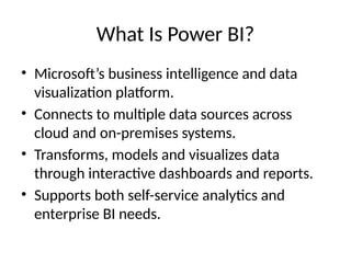 Top Benefits of Power BI for Data-Driven Decision Making | PPTX