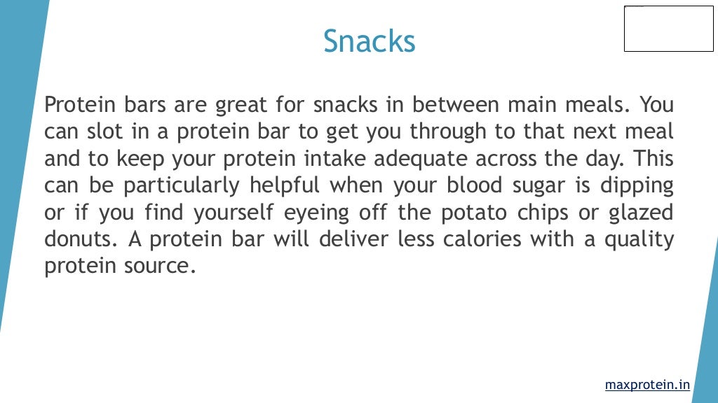 Benefits of Protein Bars