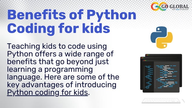 Benefits of Python Coding for kids | PDF