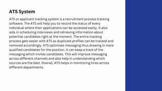 Benefits of Recruitment Management Software | PDF