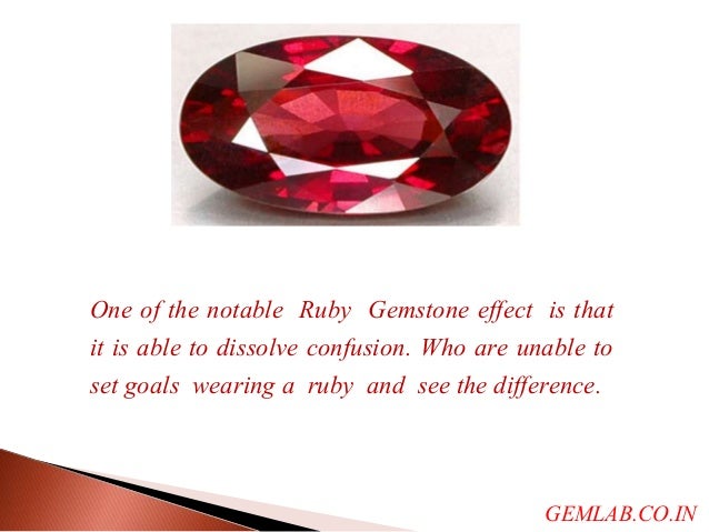 Benefits of ruby gemstone