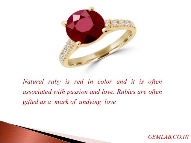 Benefits of ruby gemstone