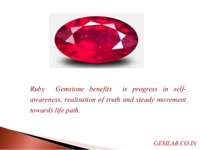 Benefits of ruby gemstone
