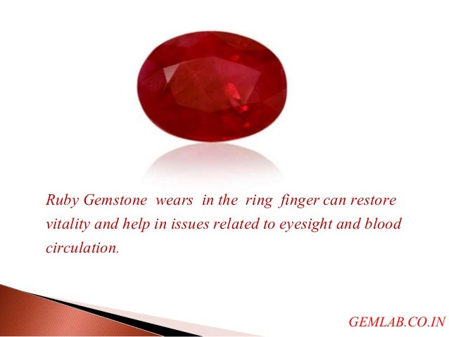 Benefits of ruby gemstone