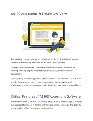 Benefits of Running Accounting Software on AS400 Operating System | PDF ...