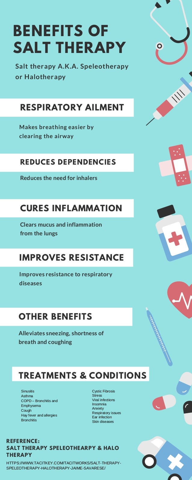 Benefits of salt therapy aka speleotherapy or halotherapy