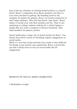 Benefits of SOCIAL MEDIA MARKETINGYou may want to use .docx