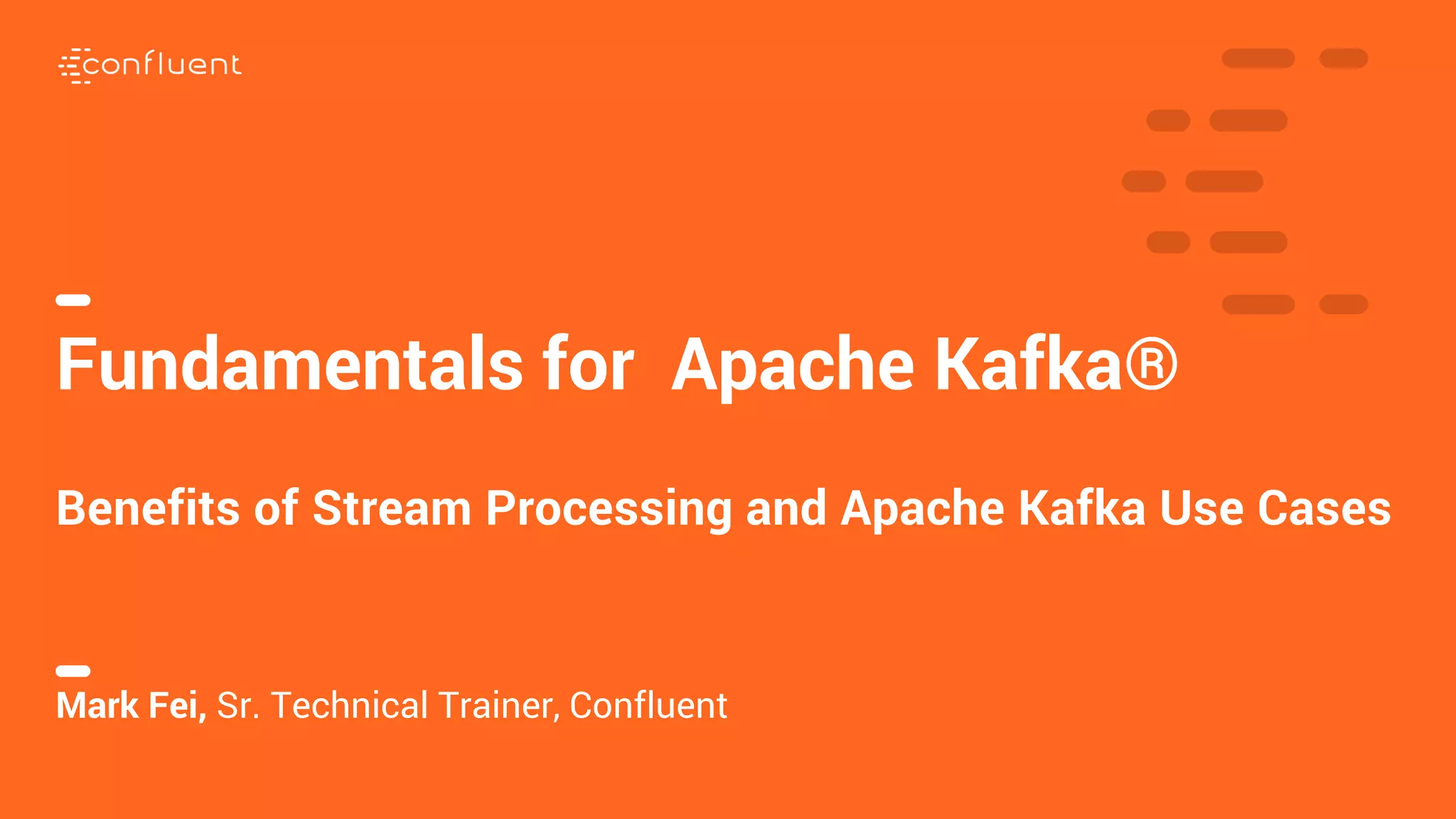 Benefits of Stream Processing and Apache Kafka Use Cases PPT