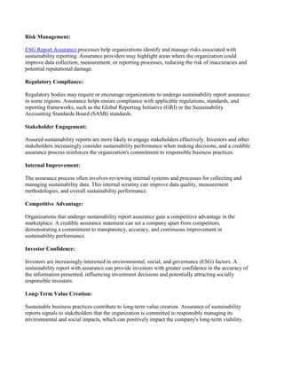 Governance Risk Assurance Report.pdf Benefits of Sustainability Report Assurance.pdf